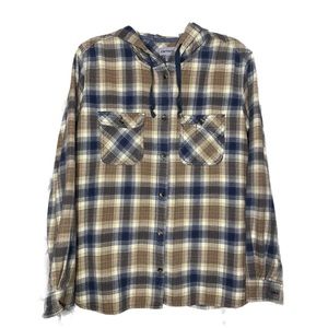 Carhartt Shacket•relaxed fit hooded long sleeve• RUNS SMALL• Fits like a Medium